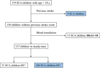 Association of laboratory markers and cerebral blood flow among sickle cell anemia children